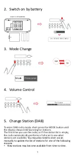 Предварительный просмотр 7 страницы LENCO PDR-015 User Manual