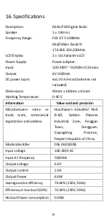 Предварительный просмотр 14 страницы LENCO PDR-015 User Manual