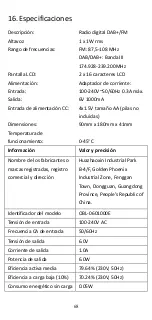 Предварительный просмотр 68 страницы LENCO PDR-015 User Manual