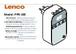 LENCO PPR-100 User Manual preview