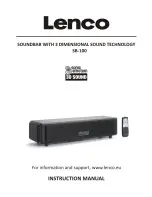 LENCO SB-100 Instruction Manual предпросмотр