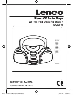 LENCO SCD-11 Instruction Manual предпросмотр