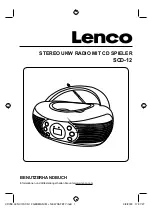 LENCO SCD-12 Instruction Manual preview