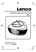 Preview for 10 page of LENCO SCD-12 Instruction Manual