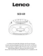 Preview for 1 page of LENCO SCD-69 User Manual