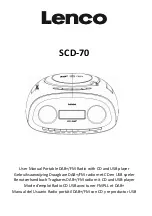 LENCO SCD-70 User Manual предпросмотр