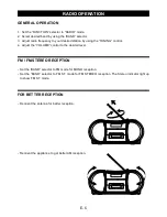 Предварительный просмотр 6 страницы LENCO SCR-96 User Manual