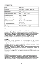 Предварительный просмотр 32 страницы LENCO SPB-260 User Manual