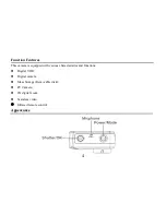 Предварительный просмотр 6 страницы LENCO Sportcam-400 User Manual