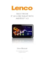 LENCO TAB 4 TWO 90 User Manual preview