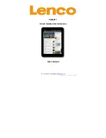 Preview for 1 page of LENCO TAB-811 User Manual