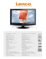 Preview for 1 page of LENCO TFT-2412 Specifications