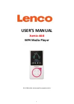 LENCO Xemio-668 User Manual preview