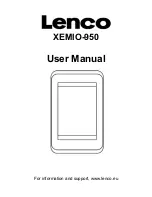 Preview for 1 page of LENCO XEMIO-950 User Manual