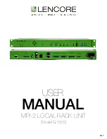 Предварительный просмотр 1 страницы Lencore G1505 User Manual