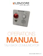 Preview for 1 page of Lencore G8254 Operation Manual