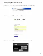 Предварительный просмотр 19 страницы Lencore G8350 Operation Manual