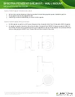 Preview for 1 page of Lencore SPECTRA PENDENT Installation Instructions