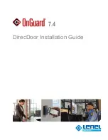 Lenel DirecDoor Installation Manual предпросмотр