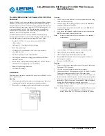 Lenel LNL-200XAU Quick Reference предпросмотр