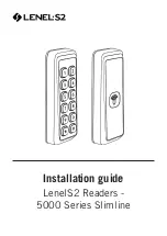 LenelS2 Slimline 5000 Series Installation Manual preview