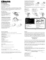 Предварительный просмотр 1 страницы Lenmar BCUNI2 Owner'S Manual