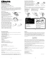 Предварительный просмотр 3 страницы Lenmar BCUNI2 Owner'S Manual