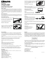 Lenmar LAC120 User Manual preview