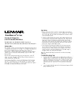 Preview for 1 page of Lenmar OmniSource Li-Ion Quick Manual