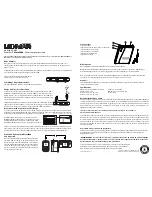 Предварительный просмотр 2 страницы Lenmar PowerPort Wave5000 Manual