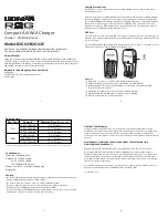 Предварительный просмотр 1 страницы Lenmar R2G02 Owner'S Manual