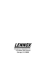 Предварительный просмотр 32 страницы Lennox Hearth Products 1003C Installation And Operation Manual