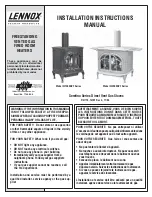 Lennox Hearth Products 775 Installation Instructions Manual предпросмотр