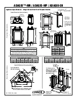 Предварительный просмотр 1 страницы Lennox Hearth Products Adagio-EN Dimensions And Specifications