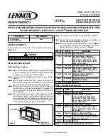 Lennox Hearth Products ADK22CMBS Installation Instructions предпросмотр