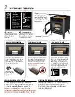 Предварительный просмотр 2 страницы Lennox Hearth Products CASCADE Quick Start Manual