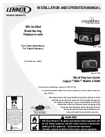 Lennox Hearth Products Elite E260 Installation And Operation Manual предпросмотр