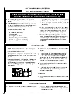 Preview for 10 page of Lennox Hearth Products ELITE E36ODGNE Care And Operation Instructions Manual