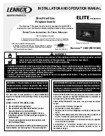 Lennox Hearth Products Elite Ravenna 33 Installation And Operation Manual предпросмотр