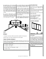 Предварительный просмотр 7 страницы Lennox Hearth Products Elite TM-4500 Care And Operation Instructions Manual