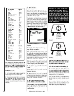 Предварительный просмотр 4 страницы Lennox Hearth Products HCI-36/42 Care And Operation Instructions Manual