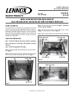 Предварительный просмотр 1 страницы Lennox Hearth Products LBLK-100 Installation Instructions