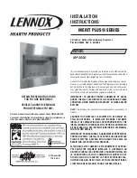 Lennox Hearth Products MP-36OD Installation Instructions Manual предпросмотр