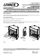 Предварительный просмотр 1 страницы Lennox Hearth Products ODGHK36 Installation Instructions