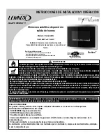 Предварительный просмотр 14 страницы Lennox Hearth Products Radium-NG Assembly, Installation And Operation Instructions