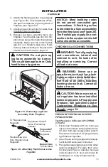 Preview for 15 page of Lennox Hearth Products SUPERIOR SVFS32NEVF Owner'S Operation And Installation Manual