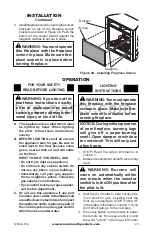 Preview for 23 page of Lennox Hearth Products SUPERIOR SVFS32NEVF Owner'S Operation And Installation Manual