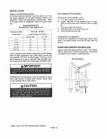 Предварительный просмотр 13 страницы Lennox Hearth Products TG300DV Installation And Operator'S Manual