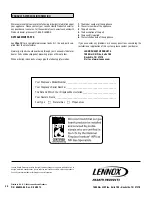 Preview for 24 page of Lennox Hearth Products X-FIRES-WS-LP Installation And Operation Instructions Manual