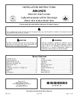 Preview for 1 page of Lennox 030-08 Installation Instructions Manual